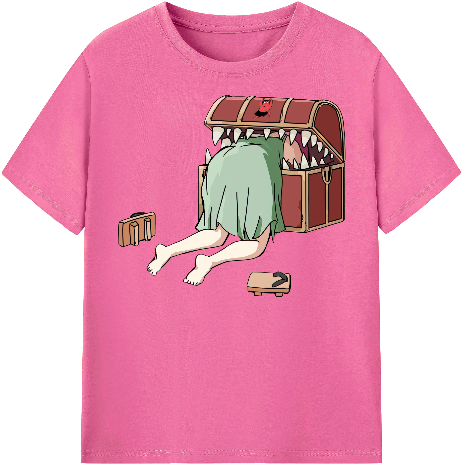 （画像用） 葬送のフリーレン Frieren レディースカジュアルプリントTシャツ（綿100％）